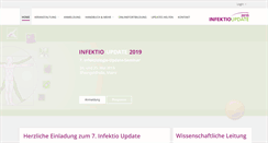 Desktop Screenshot of infektio-update.com